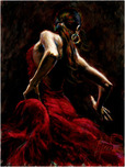 Perez Prints Perez Prints Dancer in Red